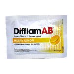 DIFFLAMAB SORE THROAT LOZENGES LEMON 12'S