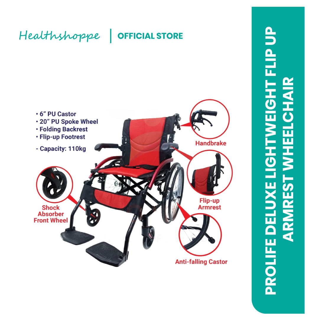 2025-PROLIFE-DELUXE-LIGHTWEIGHT-FLIP-UP-ARMREST-WHEELCHAIR-20.1.1