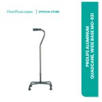PROLIFE ALUMINUM QUADCANE, WIDE BASE MO-931