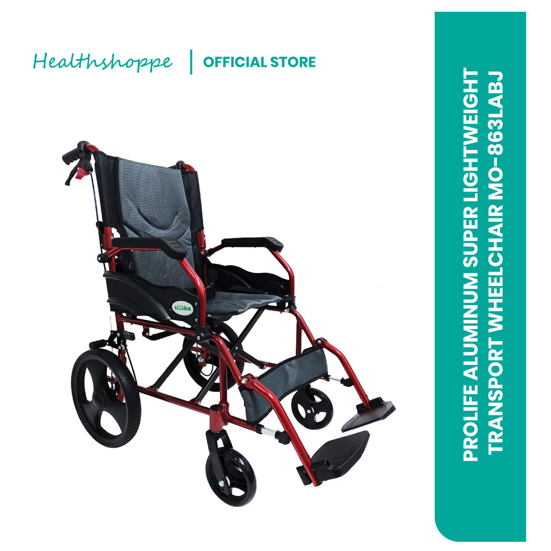 2026-Prolife-Aluminum-Super-Lightweight-Transport-Wheelchair-MO-863LABJ PROLIFE ALUMINUM SUPER LIGHTWEIGHT TRANSPORT WHEELCHAIR MO-863LABJ - Image 1
