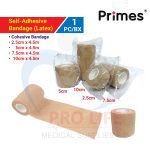 Prolife Across Self Adhesive Bandage (Latex) 7.5cm x 4.5m