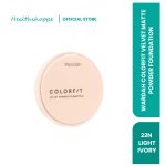 WARDAH COLORFIT VELVET MATTE POWDER FOUNDATION 22N LIGHT IVORY - Image 3