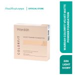 WARDAH COLORFIT VELVET MATTE POWDER FOUNDATION 22N LIGHT IVORY - Image 2