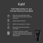 KAHF TRIPLE ACTION OIL & COMEDO DEFENCE FACE WASH 100ML - Image 2